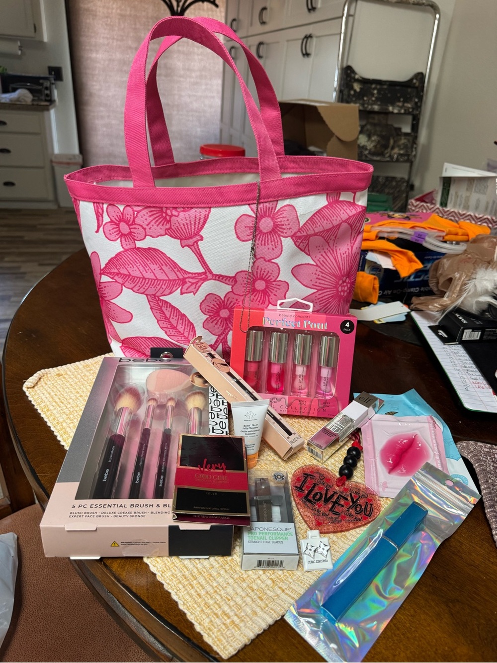 Clinique bag and beauty bundle